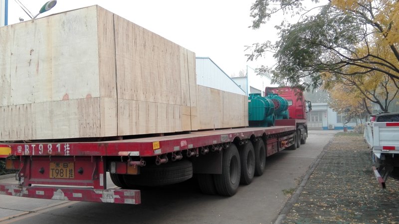 豐源機械三葉羅茨鼓風機裝箱準備發貨 豐源機械三葉羅茨鼓風機裝箱準備發貨